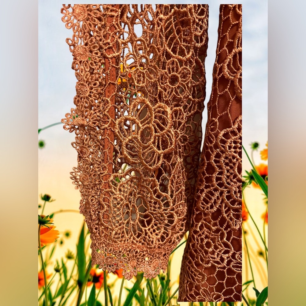 Goldie Amanda Orange Lace Dress - Picture 3 of 13